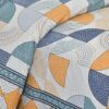Aabhita Floral Bedsheet - Blue & Yellow Aabhita Floral Bedsheet - Blue & Yellow