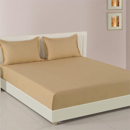 Aamodh Solid Bedsheet - Beige Aamodh Solid Bedsheet - Beige