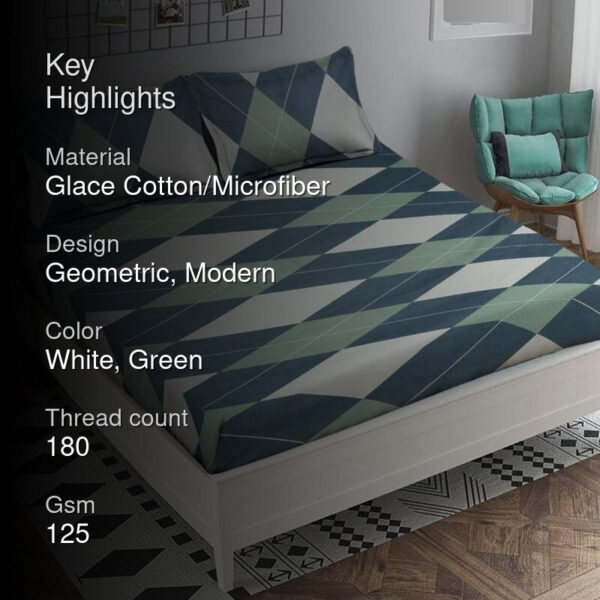 Anahi Grid Bedsheet Anahi Grid Bedsheet