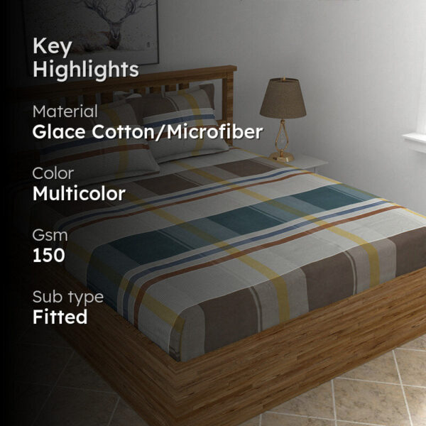 Antoine Geometric Microfiber Bedsheet Antoine Geometric Microfiber Bedsheet