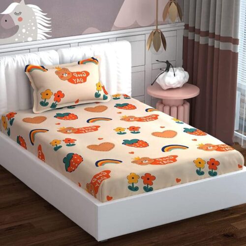 Bohotastic Bedsheet - Peach Bohotastic Bedsheet - Peach