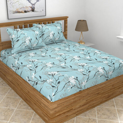 Clment Floral Microfiber Bedsheet Clment Floral Microfiber Bedsheet