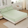 Cloud Drift Fitted Bedsheet - Green
