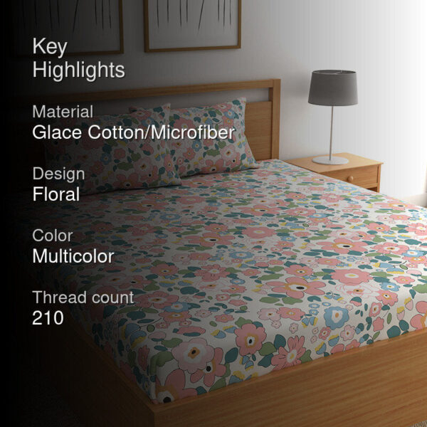 Flower Child Floral Microfiber Bedsheet Flower Child Floral Microfiber Bedsheet