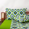 Green Grandeur Cotton Bedsheet - 180 TC Green Grandeur Cotton Bedsheet - 180 TC