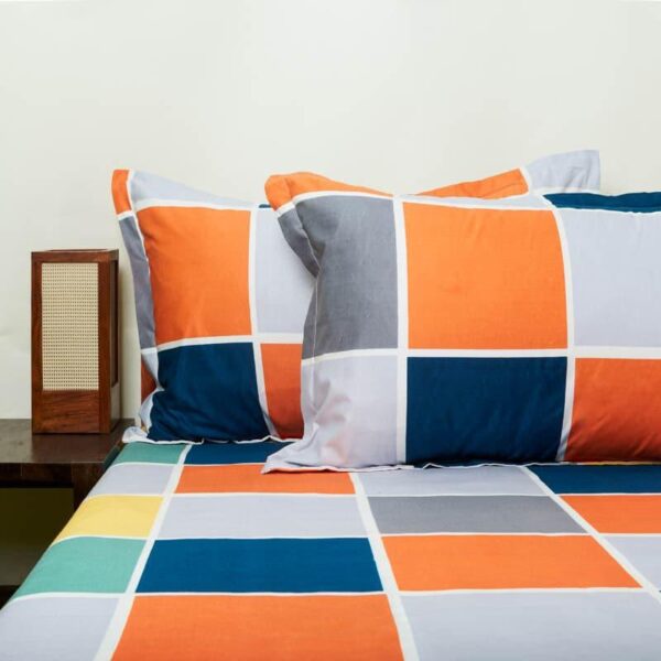 Hue Dazzle Checkered Bedsheet Hue Dazzle Checkered Bedsheet
