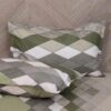 Jora Geometric Bedsheet - Green Jora Geometric Bedsheet - Green