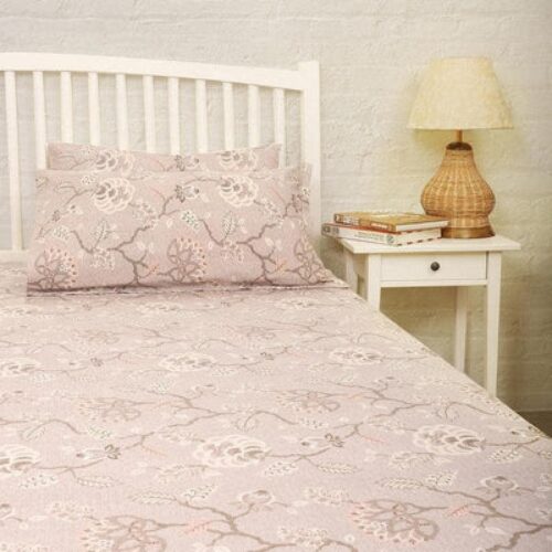 Light Brown Floral Bedsheet Light Brown Floral Bedsheet