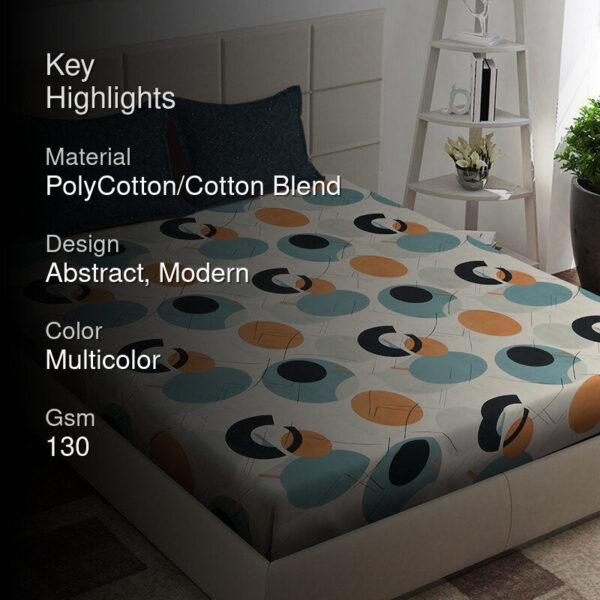 Liquid Mirage Abstract Bedsheet