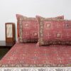 Lyra Printed Bedsheet - Maroon Lyra Printed Bedsheet - Maroon