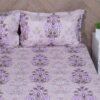 Misha Floral Bedsheet - Purple Misha Floral Bedsheet - Purple