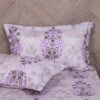 Misha Floral Bedsheet - Purple Misha Floral Bedsheet - Purple