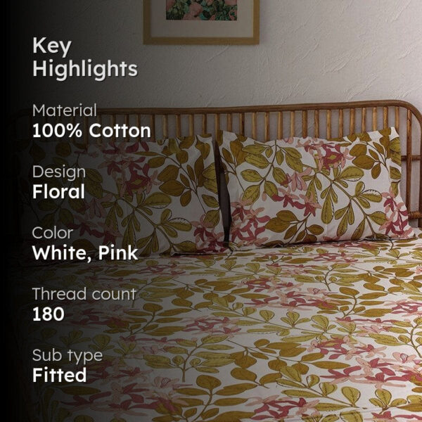 Moringa Bedsheet - Pink Moringa Bedsheet - Pink