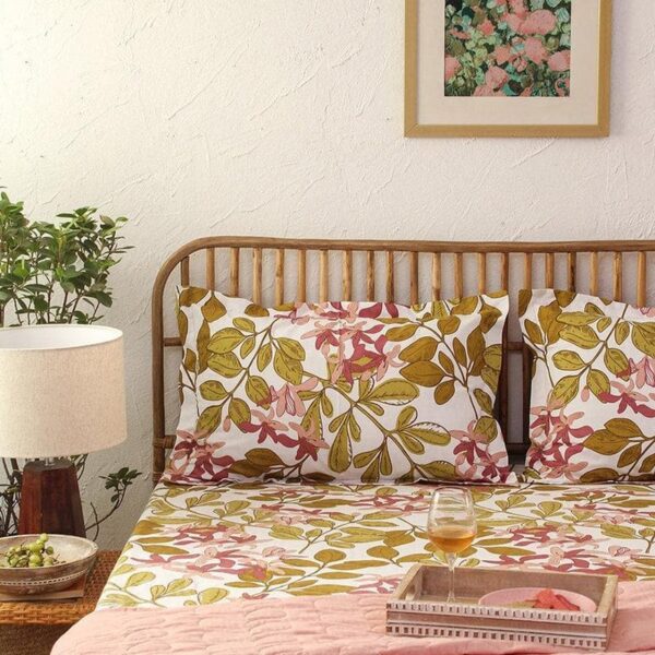 Moringa Bedsheet - Pink Moringa Bedsheet - Pink