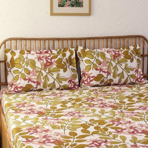 Moringa Bedsheet - Pink Moringa Bedsheet - Pink