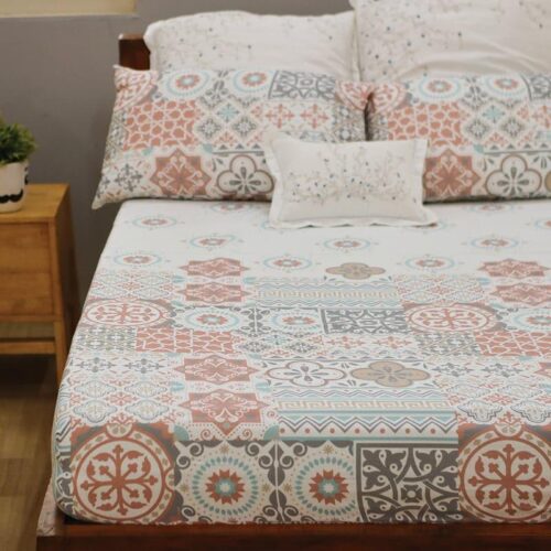 Morocco Muse Bedsheet - Biege Morocco Muse Bedsheet - Biege