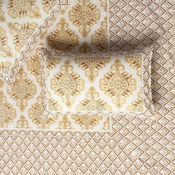 Mustard Groovy Bedsheet Mustard Groovy Bedsheet