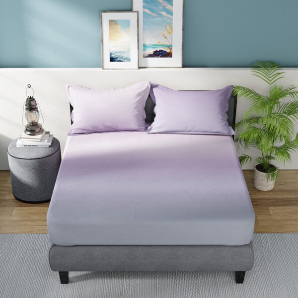 Nautica Velvet Cloud Cotton Bedsheet (Purple) - 160 TC Nautica Velvet Cloud Cotton Bedsheet (Purple) - 160 TC