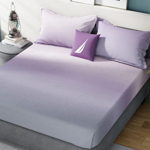 Nautica Velvet Cloud Cotton Bedsheet (Purple) - 160 TC Nautica Velvet Cloud Cotton Bedsheet (Purple) - 160 TC