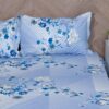 Nidra Floral Bedsheet - Blue Nidra Floral Bedsheet - Blue