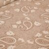 Petals & Paisleys Bedsheet - Brown Petals & Paisleys Bedsheet - Brown