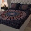Rosho Mandala Bedsheet - Blue Rosho Mandala Bedsheet - Blue