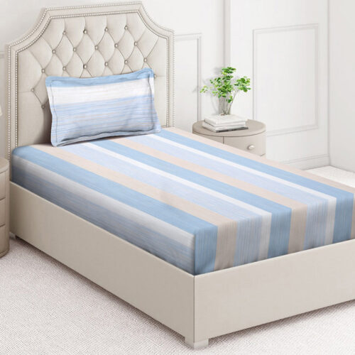 Sea Stripes Geometric Bedsheet Sea Stripes Geometric Bedsheet