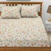 Sivera Floral Bedsheet - Off White Sivera Floral Bedsheet - Off White