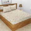 Sivera Floral Bedsheet - Off White Sivera Floral Bedsheet - Off White