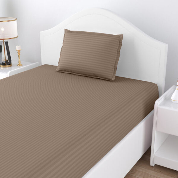 Sofia Solid Bedsheet - Brown Sofia Solid Bedsheet - Brown