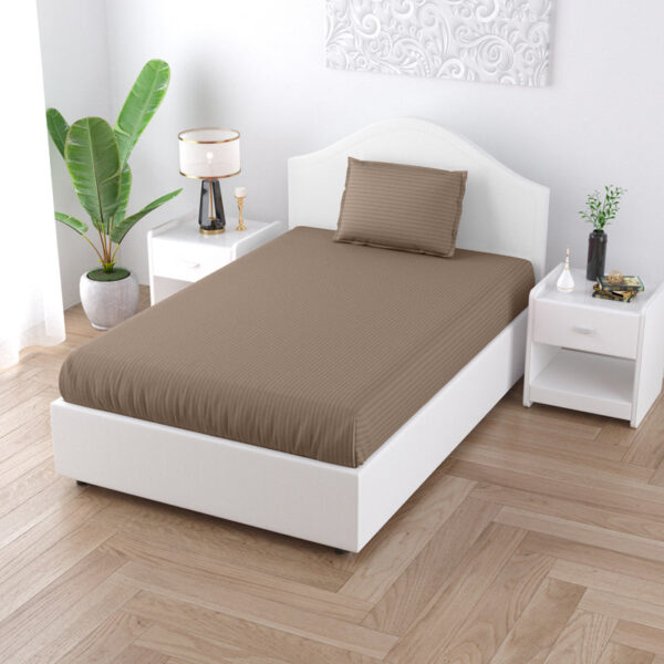 Sofia Solid Bedsheet - Brown Sofia Solid Bedsheet - Brown