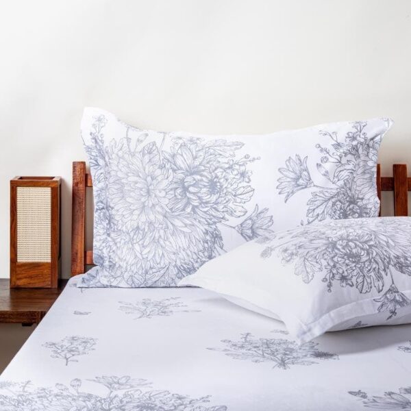 Swayam Pristine in White Bedsheet - 210 TC || Super Soft Swayam Pristine in White Bedsheet - 210 TC || Super Soft