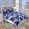 Trixie Geomatric Bedsheet - Blue Trixie Geomatric Bedsheet - Blue