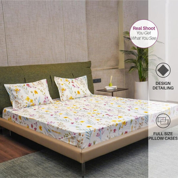 Urban Space Soralie Bedsheet - 200 TC