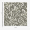 Wall Murals Acanthus scrolls in an olive-beige palette a00501