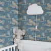 Wall Murals Arctic animals in watercolor style for the children's room a00137