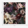 Wall Murals Art floral print in dark colours a00147