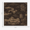Wall Murals Asian elements in brown a00065