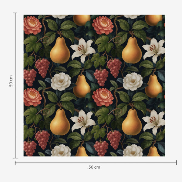 Wall Murals Baroque fruits and flowers on a dramatic dark background a00387 Wall Murals Baroque fruits and flowers on a dramatic dark background a00387