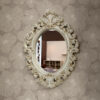Wall Murals Big flowers on beige background a00067