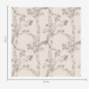Wall Murals Birch branches with leaves on a light background a00257