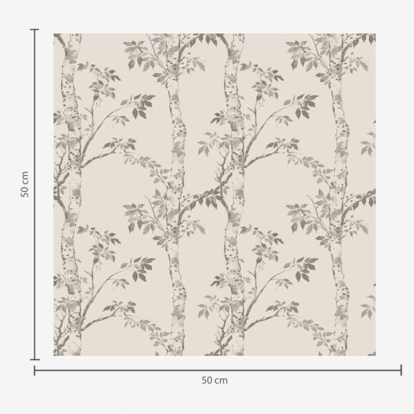 Wall Murals Birch branches with leaves on a light background a00257 Wall Murals Birch branches with leaves on a light background a00257