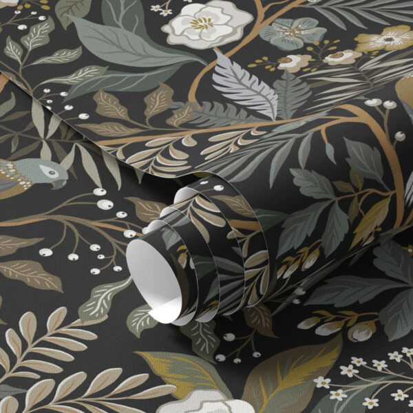 Wall Murals Birds among branches on a dark background a00161 Wall Murals Birds among branches on a dark background a00161