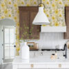 Wall Murals Bright floral composition in yellow color a00045