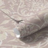 Wall Murals Classic damask on pink background, baroque pattern a00227