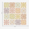 Wall Murals Colored geometric tile ornaments a00284