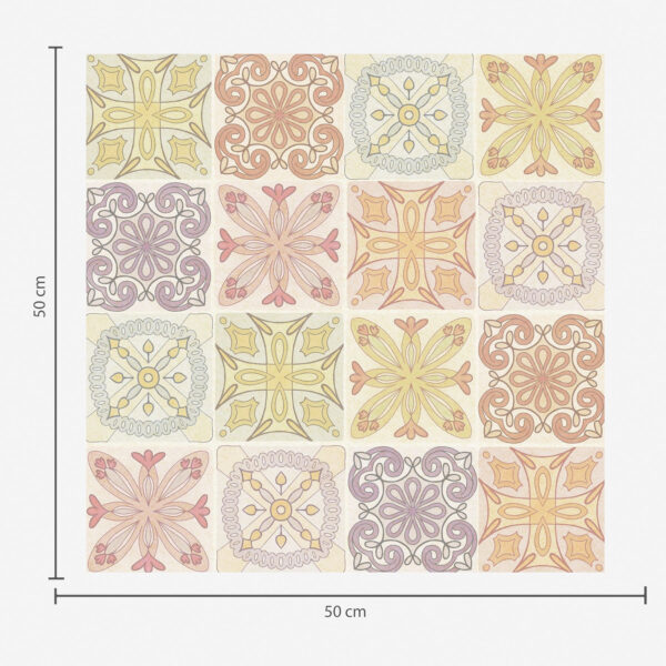 Wall Murals Colored geometric tile ornaments a00284 Wall Murals Colored geometric tile ornaments a00284