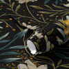 Wall Murals Composition of light flowers and dark leaves on a dark background a00053