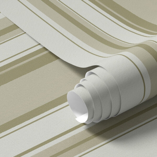 Wall Murals Cream background with gray-beige stripes of different widths a00521 Wall Murals Cream background with gray-beige stripes of different widths a00521