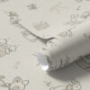 Wall Murals Cute forest scene with deer, rabbits and bees a00215